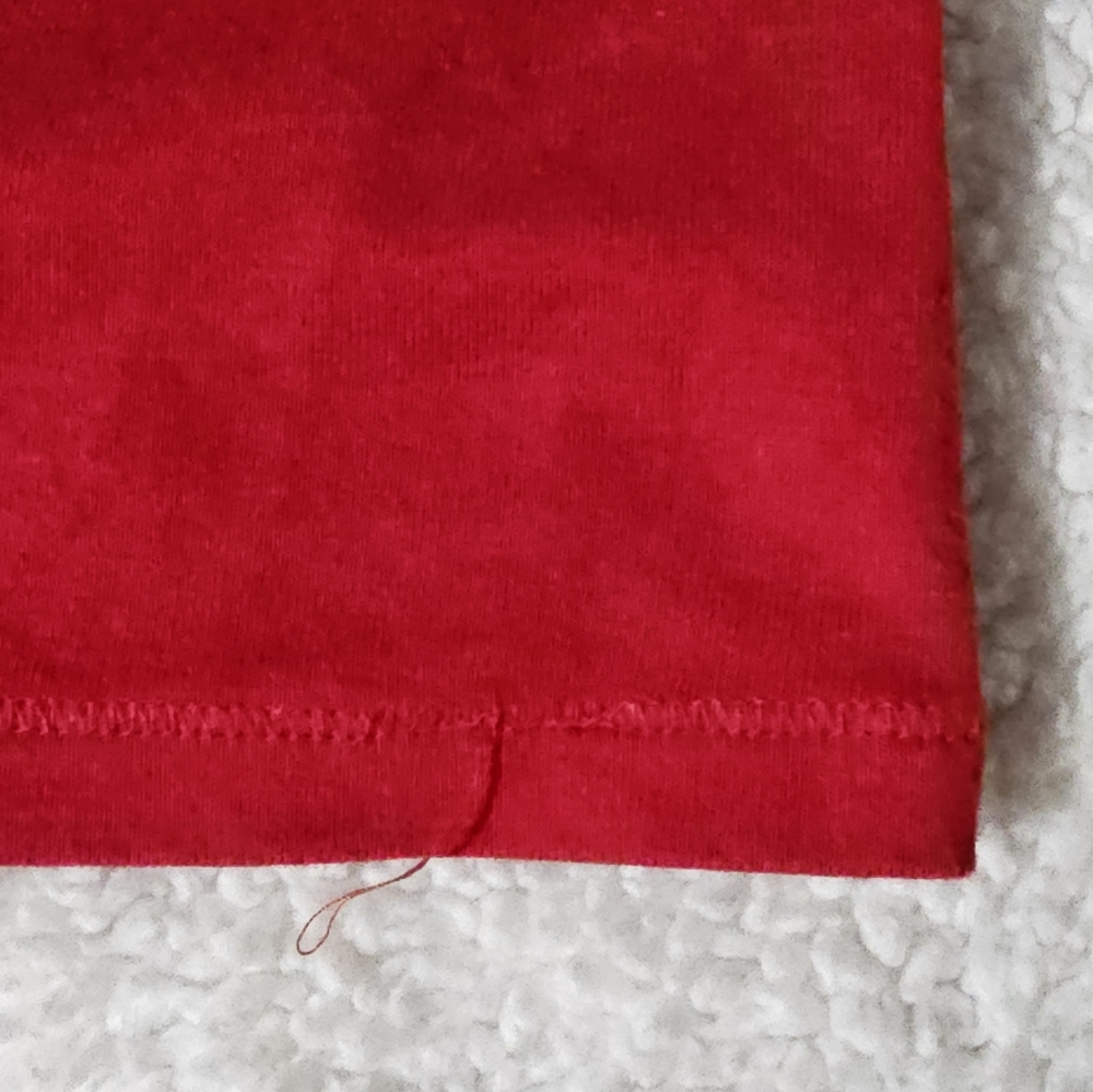 Lands' End Red Lace Trim Women's Top Size L - Picture 8 of 9